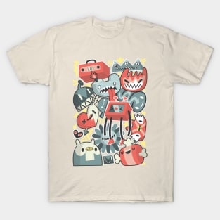 Doodle Craze BR CREW T-Shirt